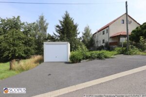 Garage, Grundstücksansicht
